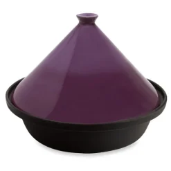 Tajine fonte 30 cm aubergine Mathon
