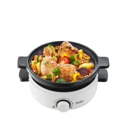 Tajine électrique céramique 4 personnes 1000 W blanc Simeo