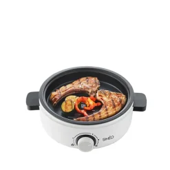 Tajine électrique céramique 4 personnes 1000 W blanc Simeo