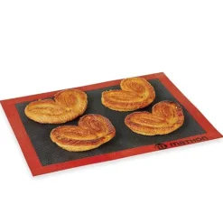 Tapis de cuisson perforé professionnel en fibre de verre et silicone 40 cm Mathon