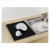 Tapis égouttoir silicone noir 40 cm Wenko by Maximex