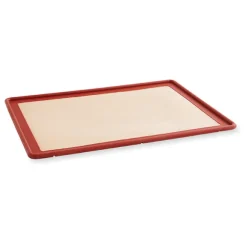 Tapis plaque de cuisson en silicone et fibre de verre structure acier 39,7 x 29,5 cm Mathon