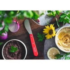 Tartineur N°117 lame inox 6 cm rouge Opinel
