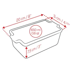 Terrine en céramique et presse 20 cm Appolia ardoise Peugeot