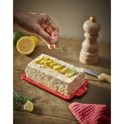 Terrine en céramique et presse 20 cm Appolia rouge Peugeot