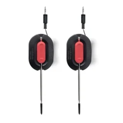Thermomètre Bluetooth BBQ à double sonde en acier inoxydable 14 cm Lacor