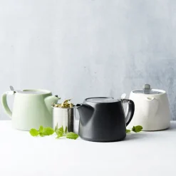 Théière avec infuseur Blanc cassé 500 mL Point Virgule