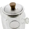 Théière Oscar en verre borosilicate et inox 0,55 L Ogo