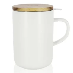 Tisanière mug Juliet en grès blanc 475 ml Ogo