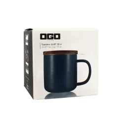 Tisanière mug Juliet en grès bleu 300 ml Ogo
