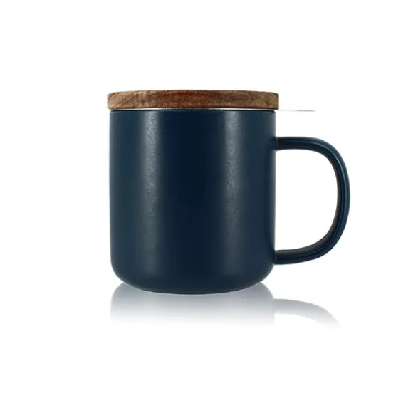 Tisanière mug Juliet en grès bleu 300 ml Ogo