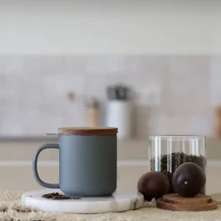 Tisanière mug Juliet en grès gris 300 ml Ogo