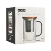 Tisanière mug Karl en verre borosilicate anse gris fumé 475 ml Ogo