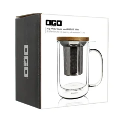 Tisanière verre double paroi Gustave 350 ml OGO Ogo