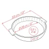 Tourtière céramique Appolia rouge 28 cm Peugeot