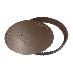 Tourtière fond amovible perforé antiadhérent 32 cm Gobel