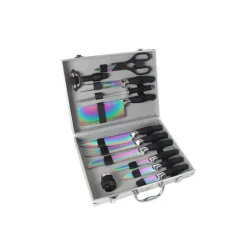 Valise 12 pièces lames revêtement Titane Pradel Excellence