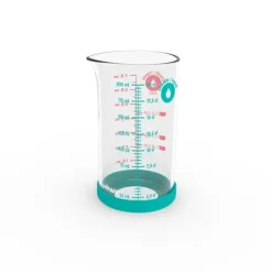 Verre doseur en verre avec silicone 200 ml Pebbly