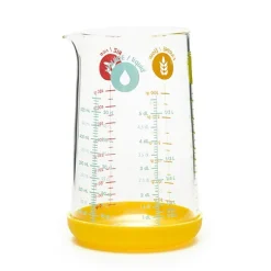 Verre mesureur avec base en silicone 500 ml Pebbly
