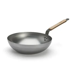 Wok acier Minéral B Bois 28 cm De Buyer