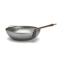 Wok acier Minéral B Bois 32 cm De Buyer