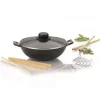Wok en fonte avec accessoires 24 cm 2 personnes Kela