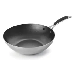 Wok inox anti adhérent Trimetal 28 cm Lacor
