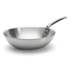 Wok tout inox Alchimy 28 cm De Buyer
