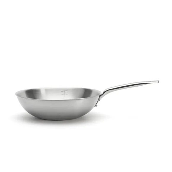 Wok tout inox Alchimy 32 cm De Buyer