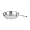 Wok tout inox Castel'Pro 28 cm Cristel