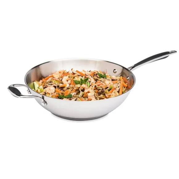 Wok tout inox Excell'Inox 30 cm Mathon