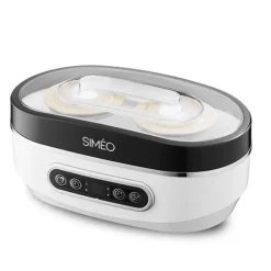 Yaourtière automatique 4 programmes 20 W blanc et noir Simeo