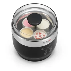 Yaourtière fromagère 4 programmes 20 W noir Naturamix